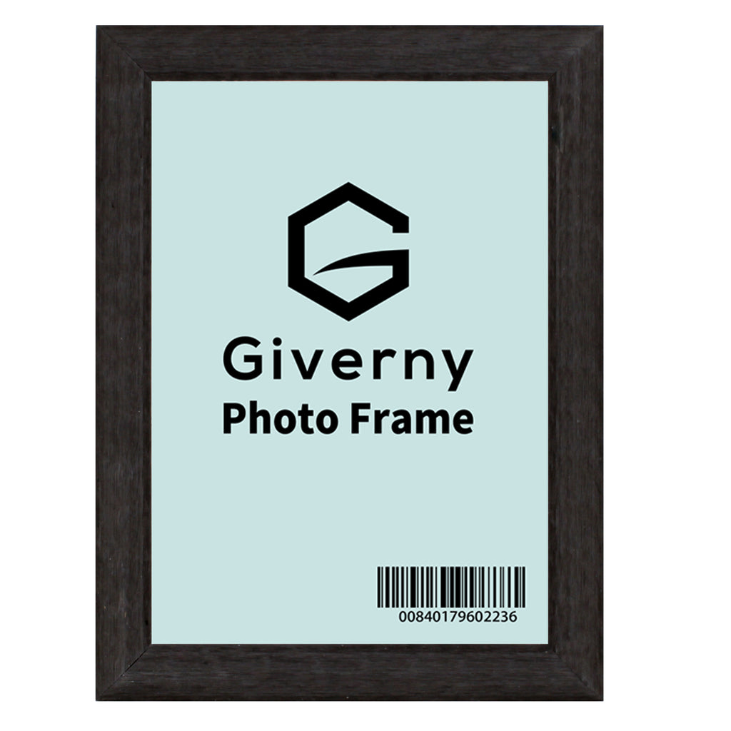 Giverny 5x7 Photo Picture Frames, Dark Grey Photo Frames, Tabletop or Wall Mounting Display for Home & Office Decor, Set of 10